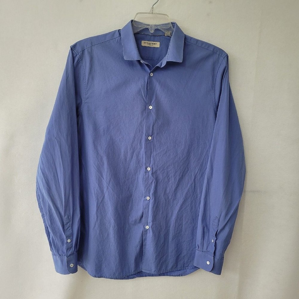 Burberry Men's Light Blue Dress Shirt